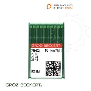 Imagen de Aguja-Groz-Beckert-29BL-75-11-RS-Punta--RS--Pack-10-ud--