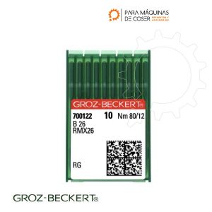 Imagen de Aguja-Groz-Beckert-B26--80-12--Punta--bola--Pack-10-unidades-