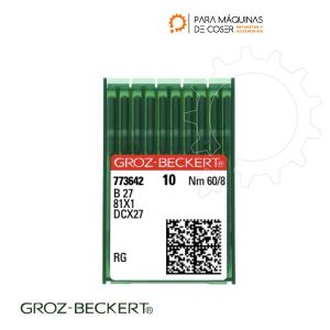 Imagen de Aguja-Groz-Beckert-B27--60-8--Punta--bola--Pack-10-unidades-