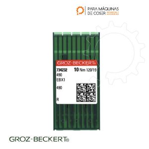 Imagen de Aguja-Groz-Beckert-EBX1-120-19--Punta--bola--Pack-10-unidades-