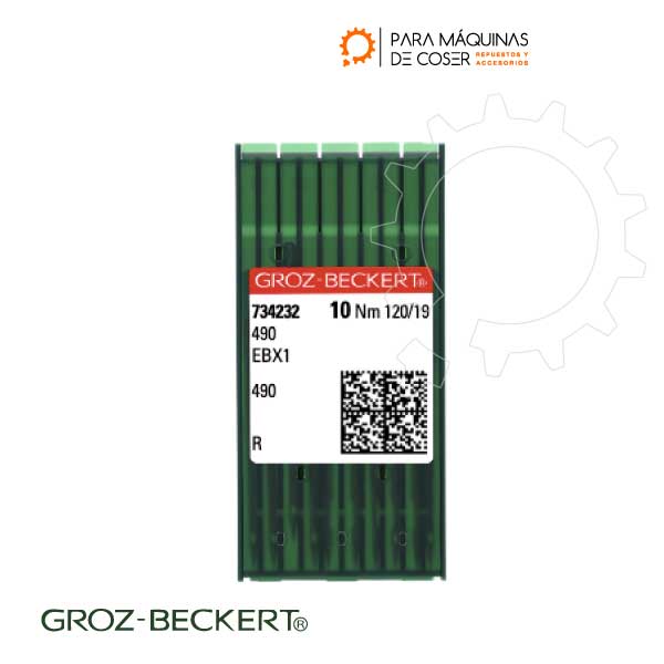 Imagen de Aguja-Groz-Beckert-EBX1-120-19--Punta--bola--Pack-10-unidades-