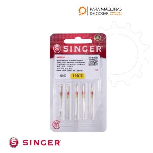 Imagen de Aguja-SINGER--2020-110-18--Punta--bola--Pack-10-unidades-