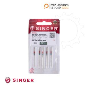 Alternative view of Aguja Plateada para Recta Domestica Universal SINGER 2020 Punta de bola