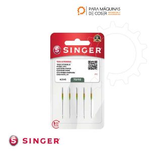 Imagen de Aguja-SINGER--2045-70-10--Punta--bola--Pack-10-unidades-