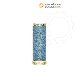 Imagen de Hilo-Metálico-Gutermann-Para-Bordar-Blue-143-50M-