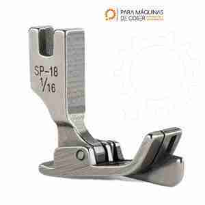 Imagen de Pie para Recta Industrial Con Guia Resorte 1/16" (1.6mm) Derecho SP18 SP18 1/16