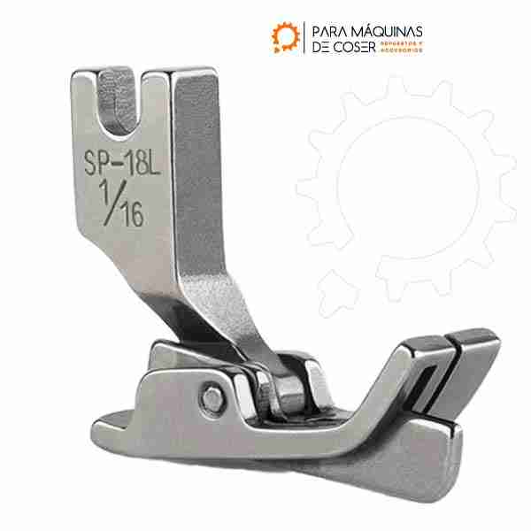 Imagen de Pie para Recta Industrial Con Guia Resorte 1/16" (1.6mm) Izquierdo SP18L SP18L 1/16